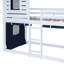 Lit superposé en bois avec tente-530719957-530719954