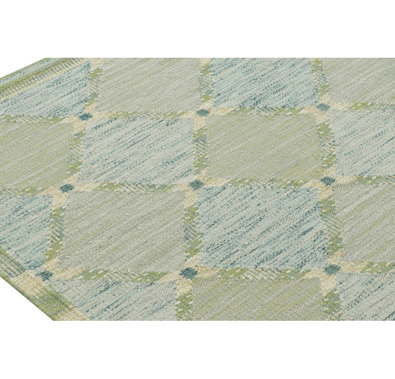 Scandinavian Wool Geometric Area Rug, Rectangle 10' x 14'
