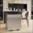 Large Dual Trash Can 2 x 8 Gallons with Plastic Inner Buckets - 60 Litres Stainless Steel Kitchen Double Trash Can,2 Compartment Trash Can Combo Garbage Bin with Separated Lid and Foot Pedal for Kitchen