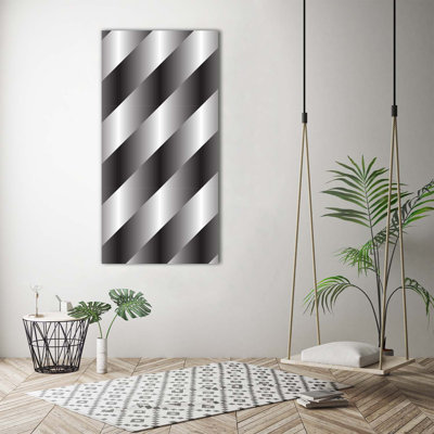Abstraction Stripes - Wrapped Canvas Print