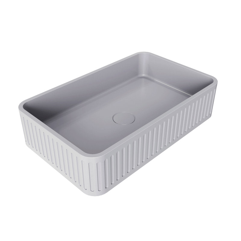 Lavabo de salle de bain rectangulaire 20,5 po