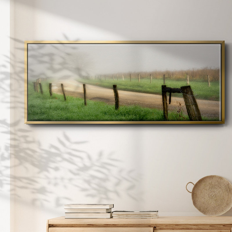 «Around the Bend», toile encadrée, H 8 po x l 20 po