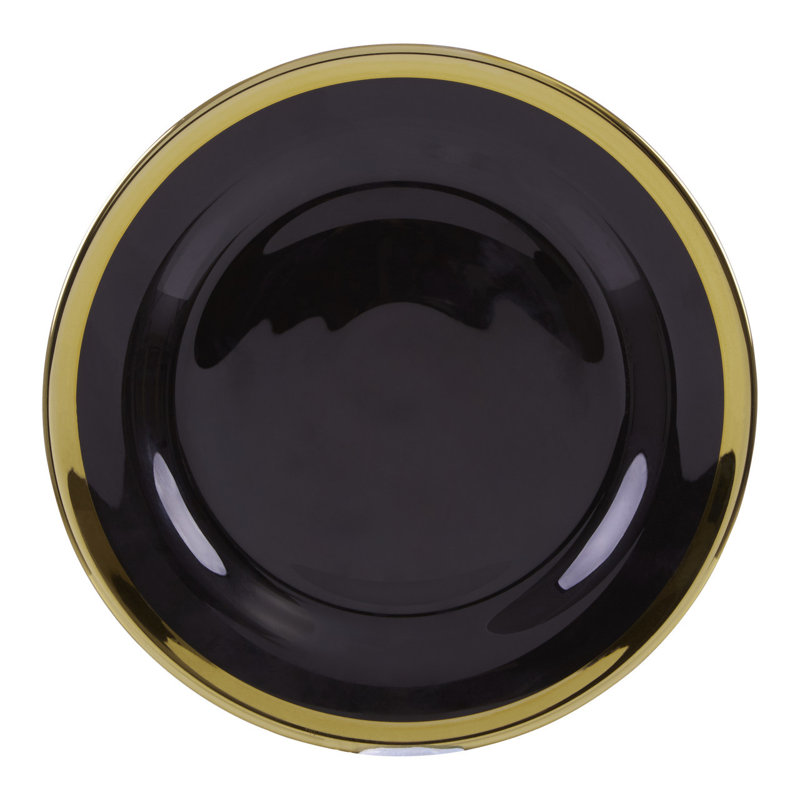 Berning 21Cm Black Glass Side Plate