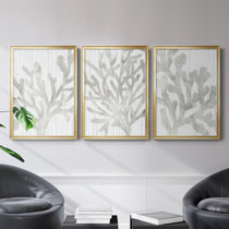 California Love, Palm Trees, Aqua Horizon (16x24 Giclee Gallery Art Print,  Vivid Textured Wall Decor)