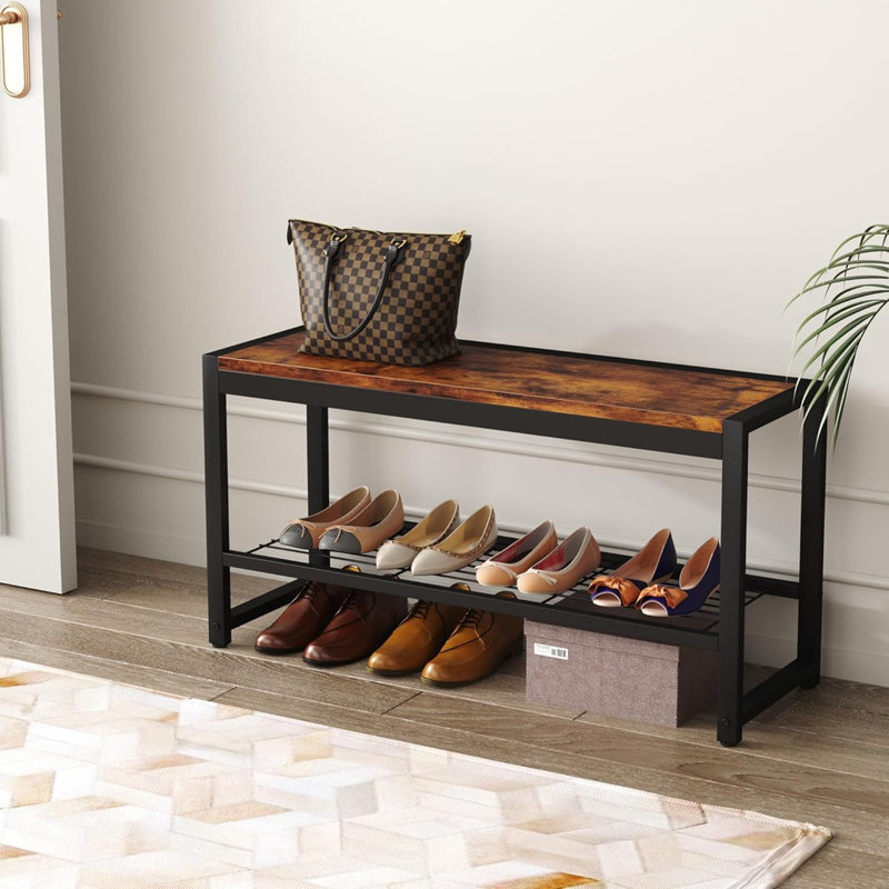 Metal Storage Bench