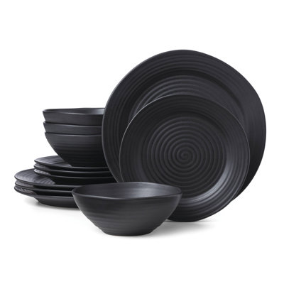 Ridge 12 Piece Dinnerware Set