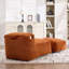 Fauteuil à billes en mousse à mémoire de forme avec repose-pieds COOLMORE l 66,93 po x P 25,98 po x H 23,62 po