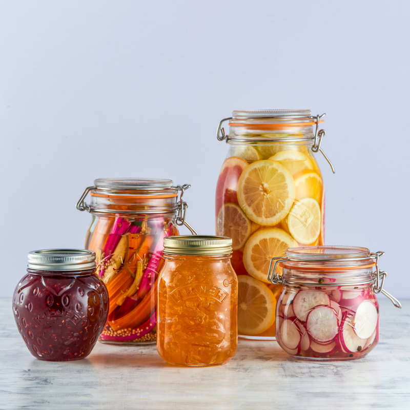 Glass Canning Jar - Set of 6