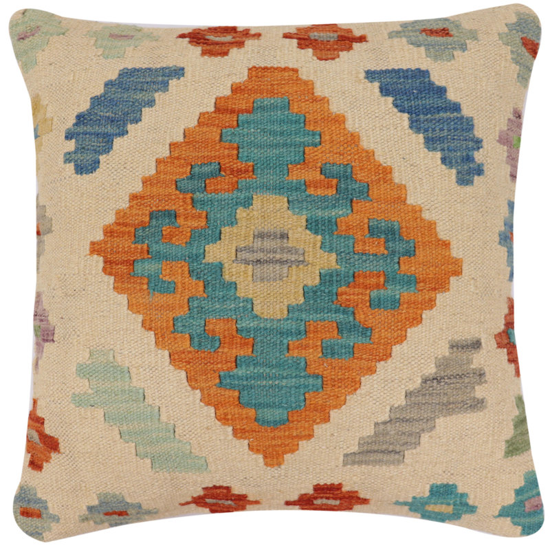 Housse et insert de coussin carré 100% laine