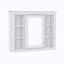 Armoire de rangement murale avec porte miroir-107163511