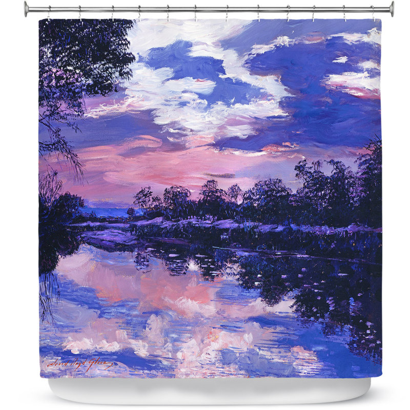 Rideau de douche simple senne river