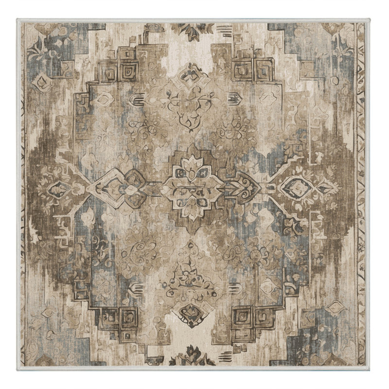 Cultural Echo Rug, Square 4'