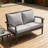 PATIO LOVE SEAT SOFA