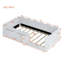 Lit simple tapissier sur pied, gris clair-1545503333