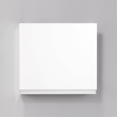 Uplift Series Recessed Frameless Medicine Cabinet with 6 Adjustable Shelves and LED Lighting