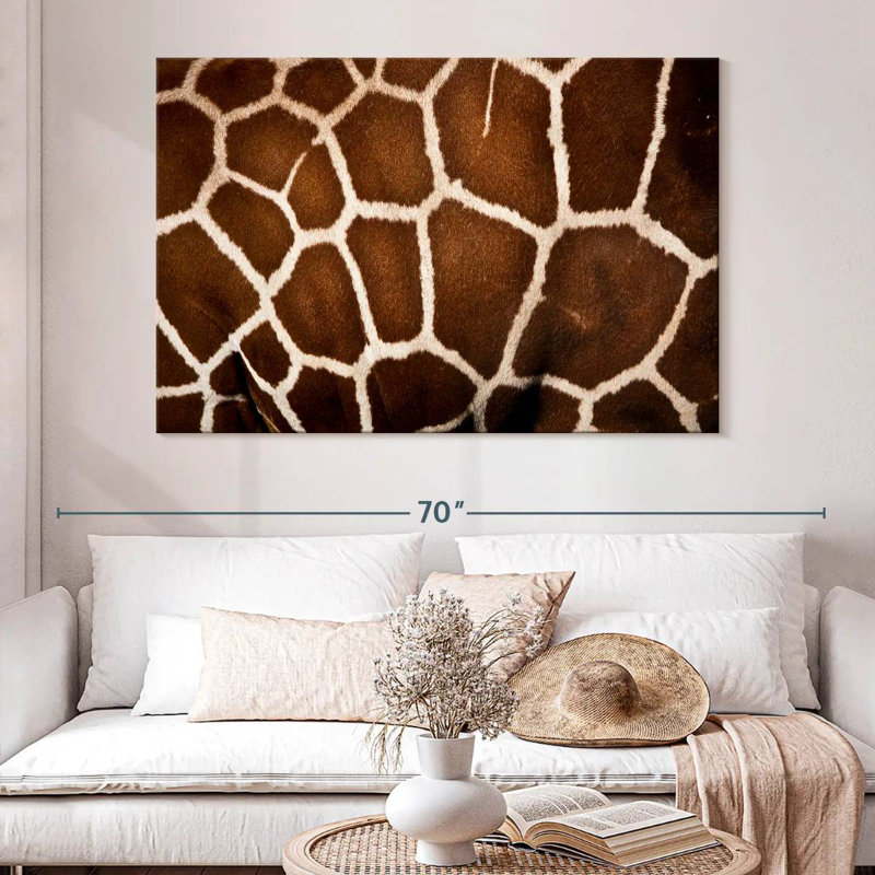 Crowle Geometric Giraffe Abstract, 34" H x 51" W