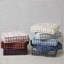 Coussin de sol carré en poly chenille-107559296