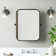 Nicol Round Edge Metal Framed Pivot Wall Mirror
