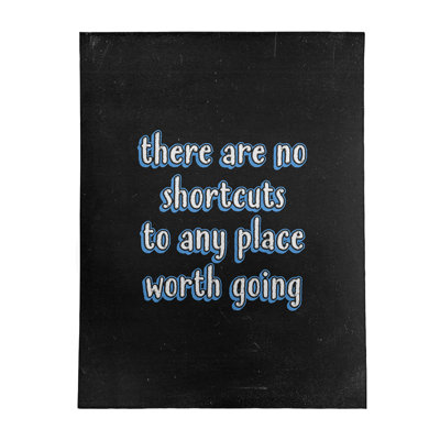 Quotes Chenille Indoor Rug