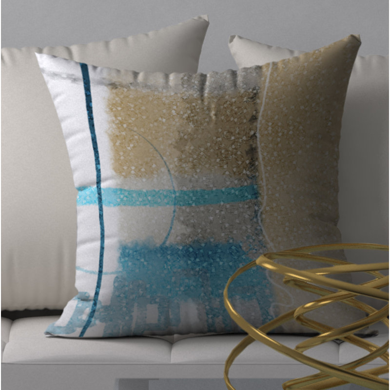 Reversible Throw Pillow, 18" x 18"
