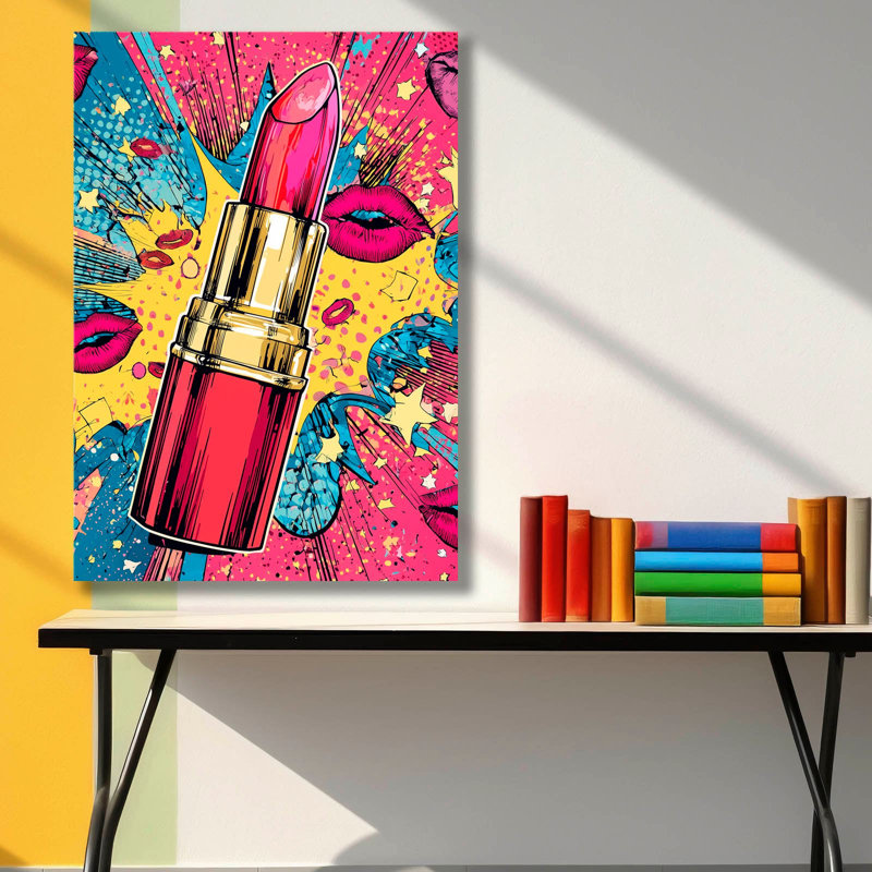 Superbe peinture sur toile décorative de 17,7 po x 27,6 po | 100% toile avec cadre 100% bois (épaisseur: 1,1 pouce) | Parfait pour la décoration intérieure, le salon et les espaces de bureau, les couleurs vives et le design élégant