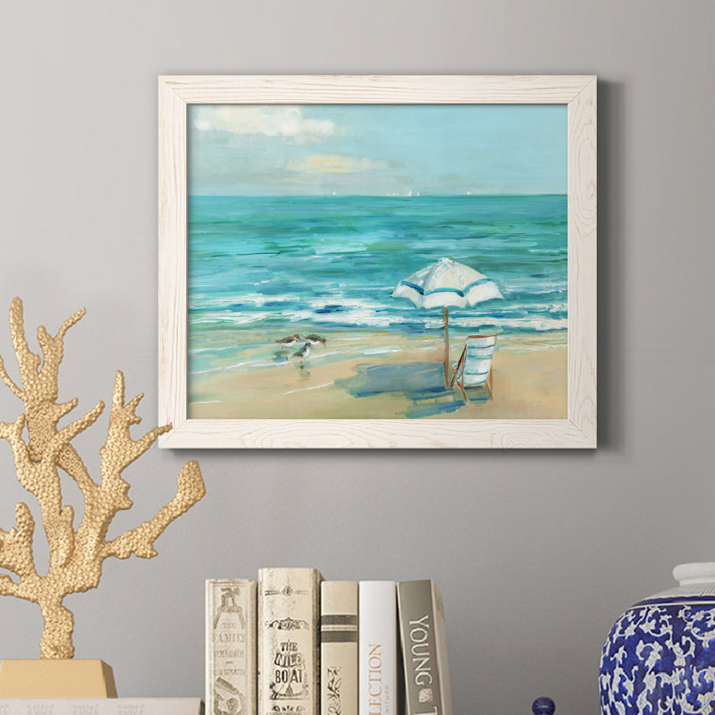«Simply Summer», reproduction d'art sur toile, H 24 po x l 18 po x P 1,5 po, Blanc