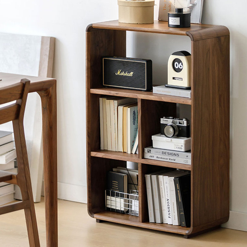 Bibliothèque de rangement en bois massif