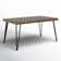 Swanscombe Rubberwood Metal Base Dining Table