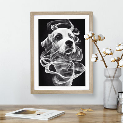 Smokey Dog - Single Picture Frame Print