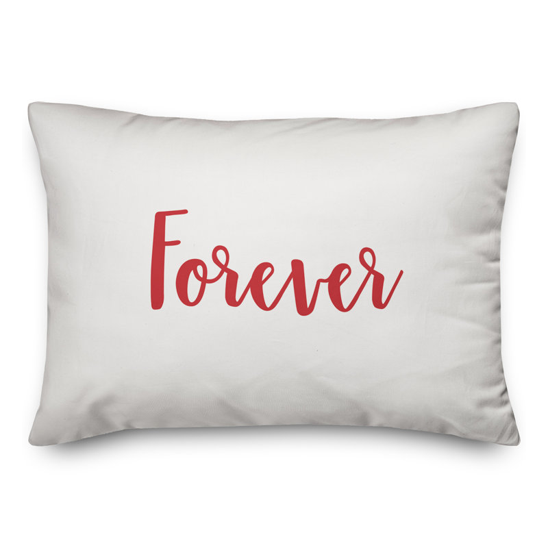 Throw Pillow, Red/White