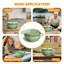 5 pintes Faitout rond en fonte en vert avec couvercle-114795882-114795876