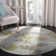 Candelo Hand Tufted 75% Wool And 25% Viscose Floral Rug