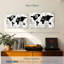 Silhouette World Map Multi Piece Canvas Print-1862460634