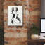  «Black and White Woman» par Alexander Gunin, art mural sur toile, 26 po x 34 po-16415700
