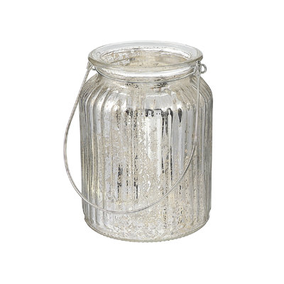 Mercury Glass Tabletop Tealight Holder