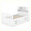 Base de lit plateforme moderne avec bibliothèques de rangement et tablettes-1379590551-1379590544