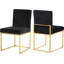Chaise d'appoint rembourrée en velours Amberdawn-1602561295-1602561294