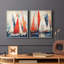 NAUTICAL Series CDVI - reproduction encadrée de qualité supérieure - prête à être accrochée - aucun clou requis - aucun clou requis-2120112203-2120112201