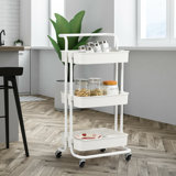 34'' H x 16.5'' W Utility Cart with Wheels