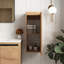 30" Plywood Wall Mounted Bathroom Side Cabinet With Imitative Oak