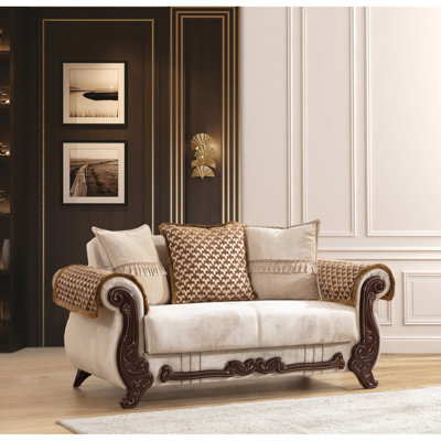 Causeuse moderne en bois d'ameublement Chenille
