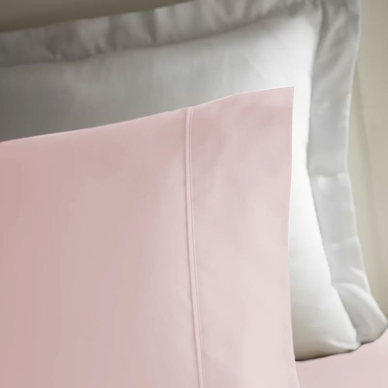 Wayfair Basics® 1800 Series Sheet Set, Rose Blush, California King Sheet Set with 4 Pillowcases