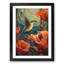Hummingbird Nouveau No.2 - Single Picture Frame Print on Wood-94161933-94161934