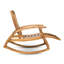Chaise berçante avec fonction et repose-pieds rétractable en bois massif-584100104
