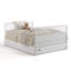 Lit de bébé convertible 5 en 1 avec tiroir Teddi-111233919