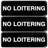 No Loitering Sign