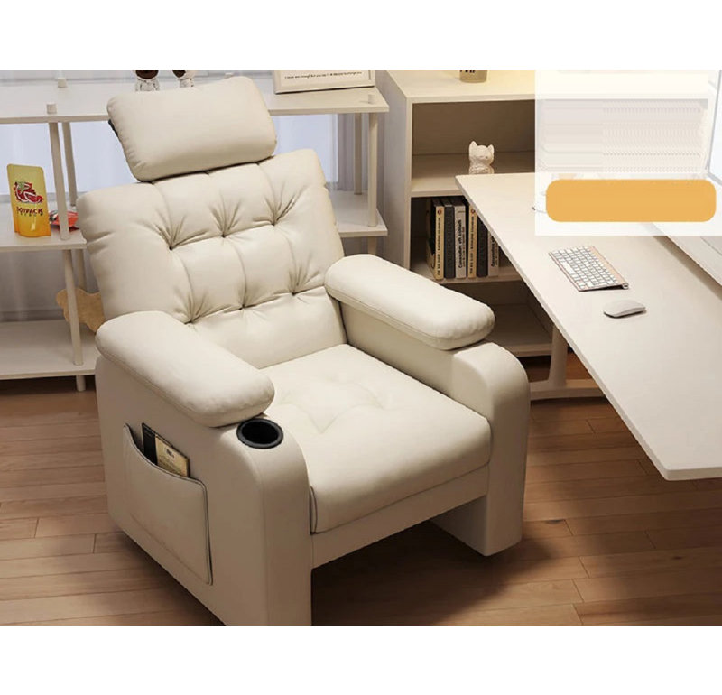 Myrrin Genuine Leather Side Chair