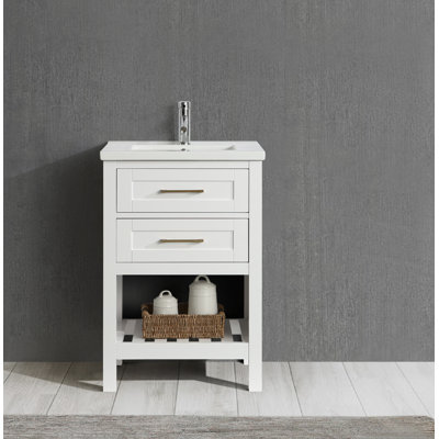 Ensemble de meuble-lavabo simple 24 po 24 po