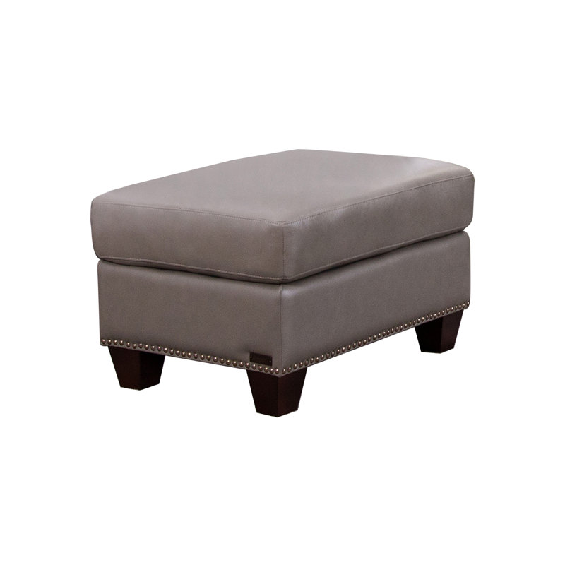 Eduartina Leather Ottoman