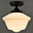 Wilkesville Glass Semi Flush Mount-1756042657-1787171284